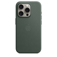 Чехол FineWoven для iPhone 15 с MagSafe - Вечнозеленый (Evergreen)