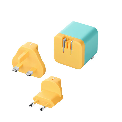 Сетевое зарядное устройство Nimble Wally Stretch 65 Вт, зеленое
