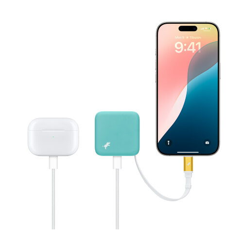 Сетевое зарядное устройство Nimble Wally Stretch 65 Вт, зеленое
