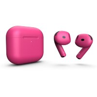 AirPods 5 (2026) - ярко-розовый матовый металлик