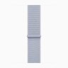 Apple Watch Series 10 42mm, Gold Titanium Case with Sport Loop - Blue Cloud