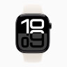Apple Watch Series 10 42mm, Rose Gold Aluminum Case with Sport Band - Starlight