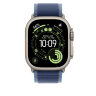 Ремешок для Apple Watch Ultra 49mm Trail Loop Titanium (M/L) - Blue/Bright Blue (Синий/Светло-голубой)