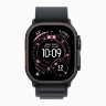 Apple Watch Ultra 3 49mm Black Titanium Case with Black Alpine Loop (M)