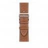 Ремешок Hermès H Diagonal из кожи Swift 45mm для Apple Watch - "Золотой"
