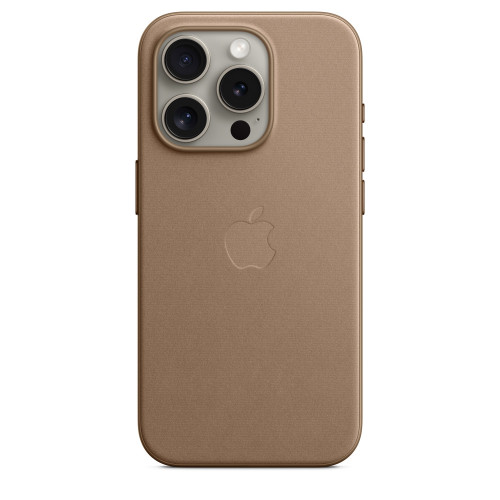 Чехол FineWoven для iPhone 15 с MagSafe - Топаз (Taupe)