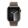 Apple Watch Series 9 45mm Graphite Stainless Steel Case with Magnetic Link - Taupe
