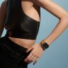 Apple Watch Hermes Series 9 41mm, классический кожаный ремешок оранжевого цвета