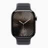 Apple Watch Series 10 46mm, Slate Titanium Case with Magnetic Link - Black