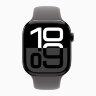 Apple Watch Series 10 42mm, Rose Gold Aluminum Case with Sport Band - Stone Gray