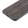 Пластиковая чехол-накладка Mobest Gulin Python для iPhone X - Серый
