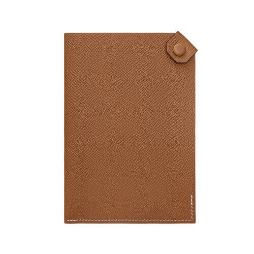 Чехол для паспорта Hermes Tarmac  Gold (Коричневый)
