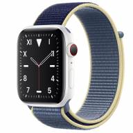 Gray ceramic apple store watch
