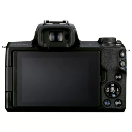 Canon EOS M50 Mark II Mirrorless Camera, Black + EF-M 15-45mm f/3.5-6.3 IS STM Lens, Graphite