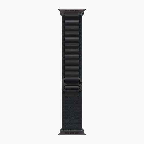 Apple Watch Ultra 3 49mm Black Titanium Case with Black Alpine Loop (S)
