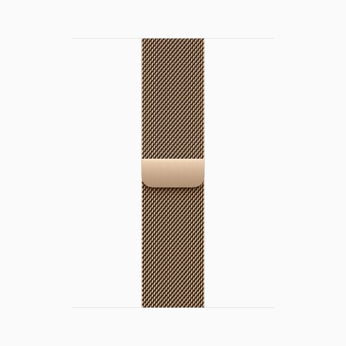 Apple Watch Series 11 42mm, Gold Titanium, Gold Milanese Loop