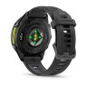 Умные часы Garmin Forerunner 970 Carbon Gray DLC Titanium, Black Case, Black/Translucent Whitestone Band