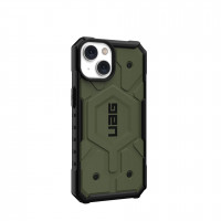 Защитный чехол с поддержкой MagSafe Uag Pathfinder для iPhone 14 - Оливковый (Olive)