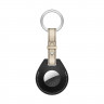 Брелок AirTag Hermes Noir для ключей с кольцом