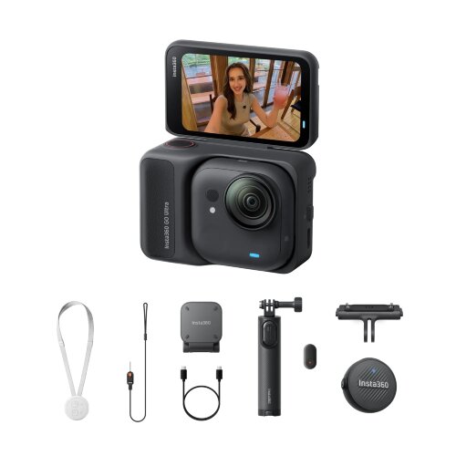 Ультракомпактная экшн-камера Insta360 GO Ultra Black Vlogger Bundle