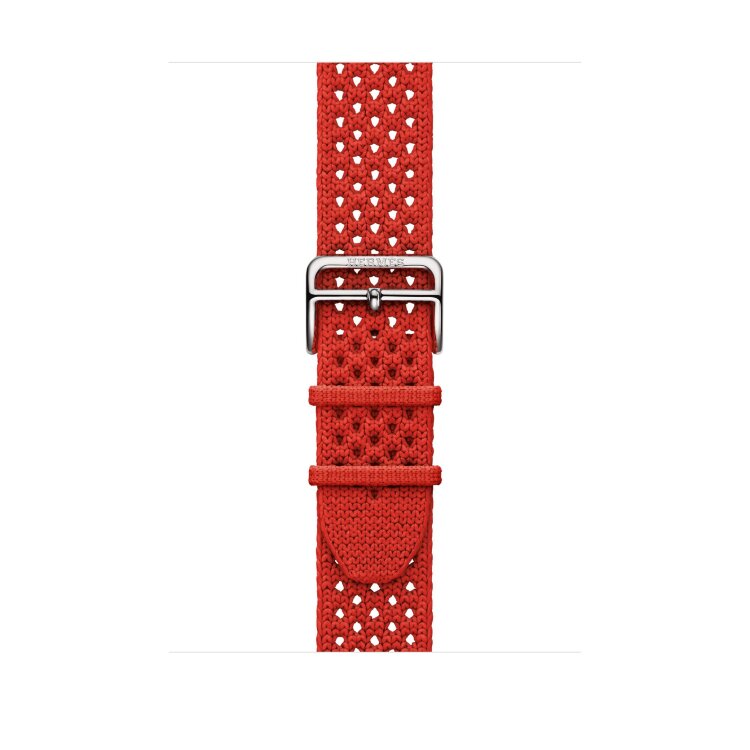 Ремешок Hermes для Apple Watch 46mm Capucine Neo Tricot - Красный