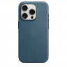 Чехол FineWoven для iPhone 15 с MagSafe - Тихоокеанский Синий (Pacific Blue)