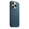 Чехол FineWoven для iPhone 15 с MagSafe - Тихоокеанский Синий (Pacific Blue)