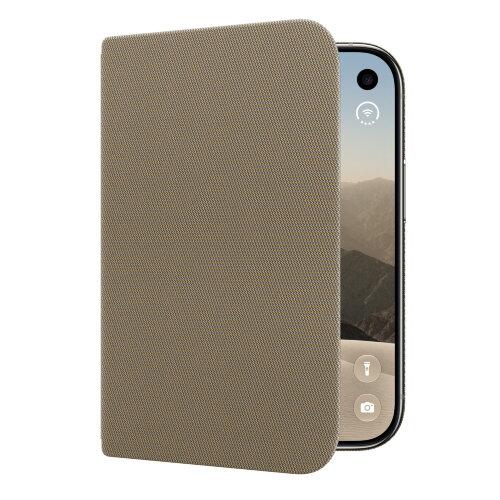 Чехол-книжка iPhone Duo Folio with Kickstand — Серо-коричневый (Taupe)
