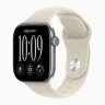 Apple Watch Series 12 46mm, Space Gray Aluminum Case with Sport Band - Sand