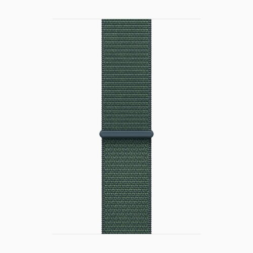 Apple Watch Series 10 42mm, Gold Titanium Case with Sport Loop - Lake Green