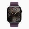 Apple Watch Series 10 46mm, Slate Titanium Case with Magnetic Link - Blackberry