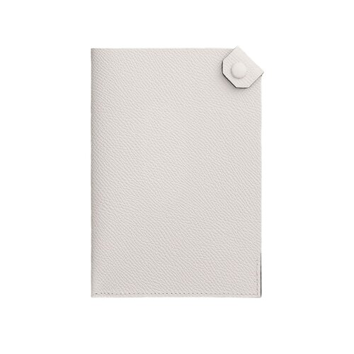 Чехол для паспорта Hermes Tarmac  Gris Pale (Белый)