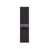 Спортивный браслет для Apple Watch 42mm Nike Sport Loop - Черный/Синий (Black/Blue)