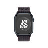 Спортивный браслет для Apple Watch 42mm Nike Sport Loop - Черный/Синий (Black/Blue)