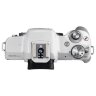 Canon EOS M50 Mark II Mirrorless Camera, White + EF-M 15-45mm f/3.5-6.3 IS STM Lens, Silver