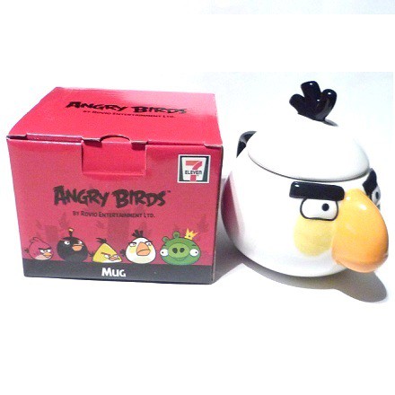 Чашка Angry birds 3D белая