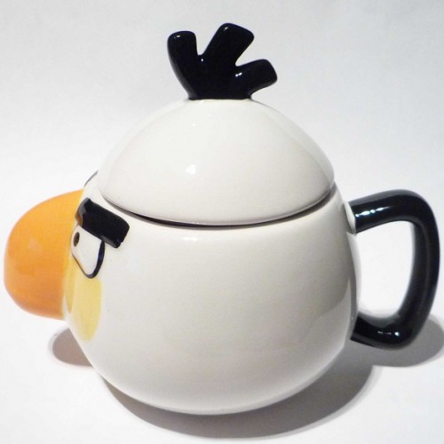 Чашка Angry birds 3D белая