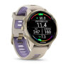 Умные часы Garmin Forerunner 970 Soft Gold Titanium, French Gray Case, French GrayTranslucent Indigo Band