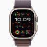 Apple Watch Ultra 2 49mm Titanium Case with Indigo Alpine Loop (L)