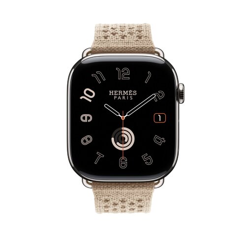 Ремешок Hermes для Apple Watch 46mm Argile Neo Tricot - Бежевый