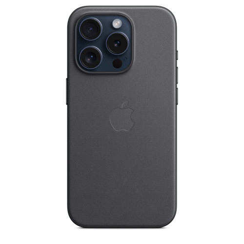 Чехол FineWoven для iPhone 15 с MagSafe - Черный (Black)