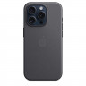 Чехол FineWoven для iPhone 15 с MagSafe - Черный (Black)