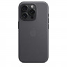 Чехол FineWoven для iPhone 15 с MagSafe - Черный (Black)