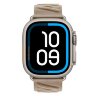 Apple Watch Hermès Ultra 4 49mm Natural Titanium, ремешок En Mer светло-бежевый (Argile)