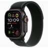 Apple Watch Ultra 2 49mm Black Titanium Case with Black Trail Loop (M/L)