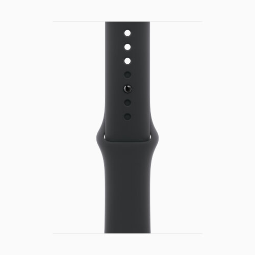 Apple Watch Series 10 42mm, Jet Black Aluminum Case with Sport Band - Black