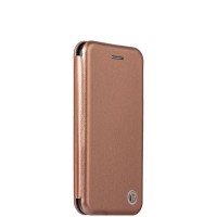 Чехол-книжка кожаная Open для iPhone 8 и 7 - Розовая