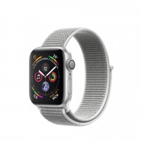 Apple Watch series 5, 40 мм GPS, серебристый алюминий, браслет из нейлона