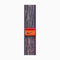 Спортивный браслет для Apple Watch 42mm Nike Sport Loop - Синий/Красный (Blue/Red)