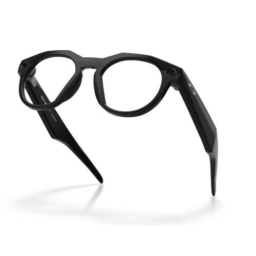 Oakley Meta HSTN (прозрачные линзы, чёрная оправа) 
